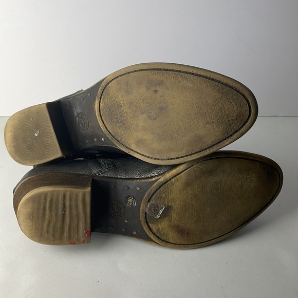 Lucky Brand Bartalino Pewter Gray Ankle Boots 7.5 - Picture 8 of 9